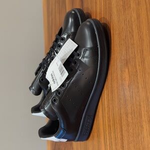 Adidas Originals Stan Smith Recon Black Leather Shoes Men's 7.5 NWT Rare